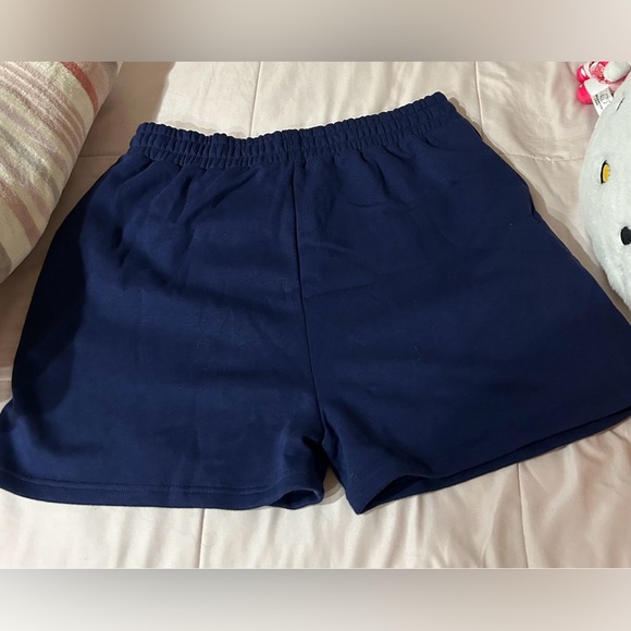 PLT Navy Sweat Shorts - Picture 3 of 3